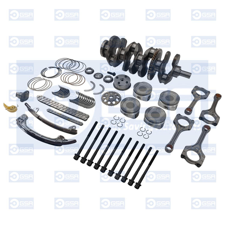 2AZ-FE 2.4L Engine Overhaul Rebuild Kit w/ Crankshaft Rods for Toyota 1340128030