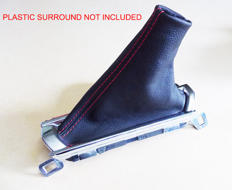 FORD SZ SZII TERRITORY LEATHER HANDBRAKE BOOT ONLY - WHITE STITCH