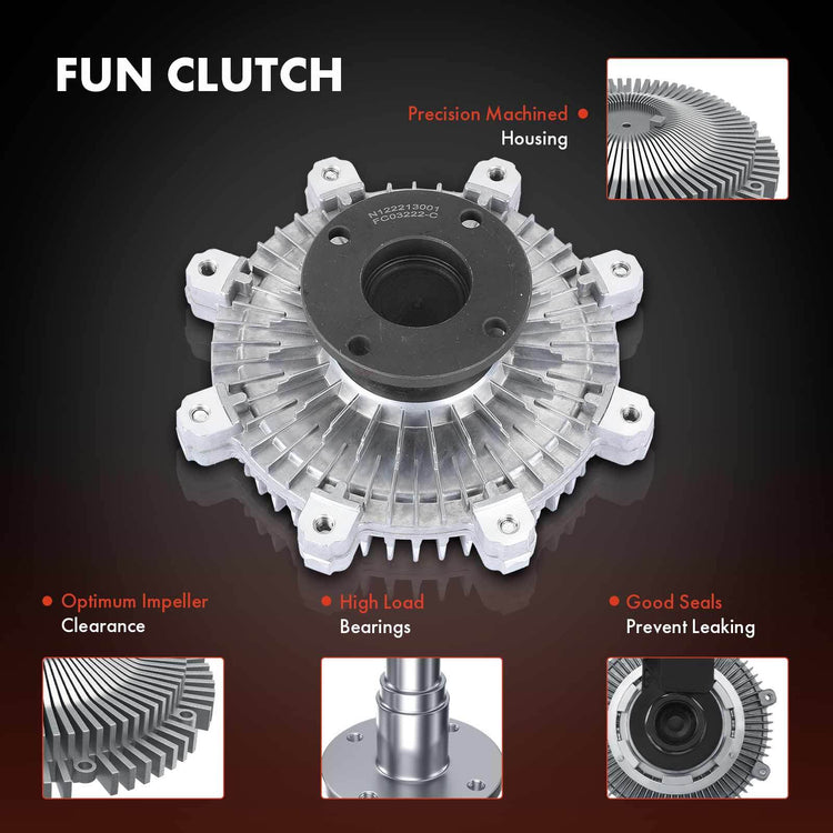 Engine Cooling Fan Clutch for Mercedes Benz W661 MB Ssangyong Musso 2.9L Diesel