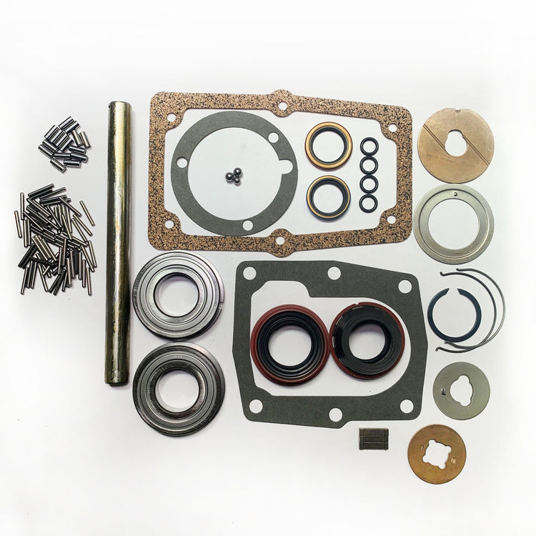Ford Borg Warner 3 Spd Gearbox Rebuild Kit Bearings Shaft Gaskets Falcon XT - XF