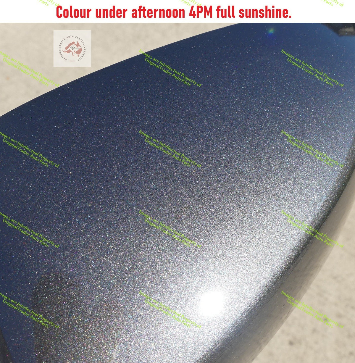 LEFT Door Mirror Cap Case Cover for Mazda 3 BN Series Machine Grey Metallic 46G