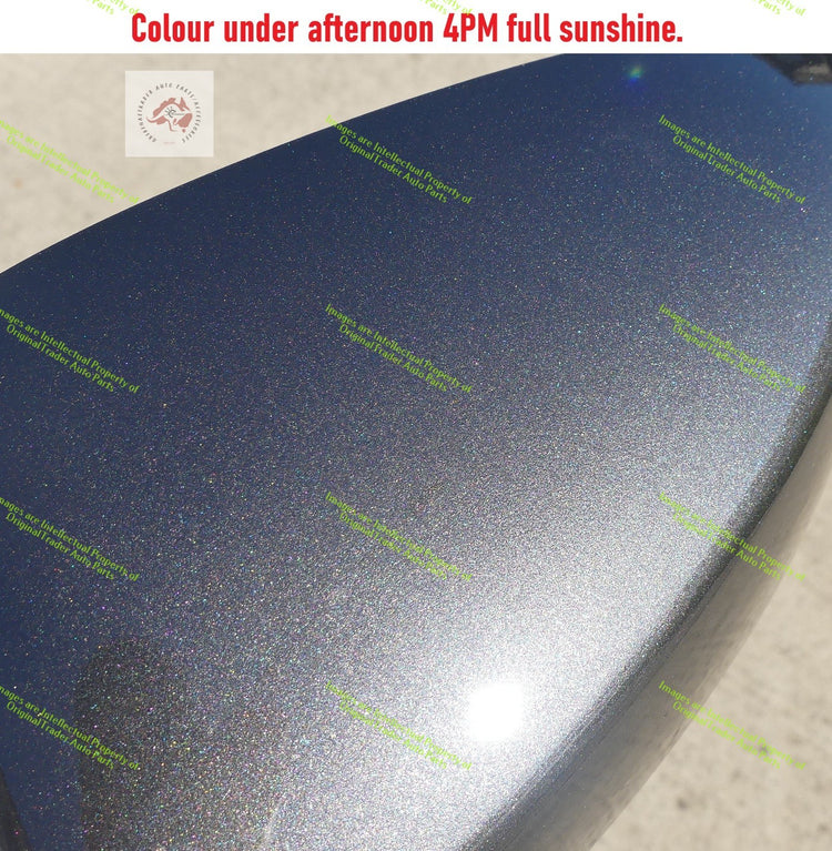 LEFT Door Mirror Cap Case Cover for Mazda 3 BN Series Machine Grey Metallic 46G