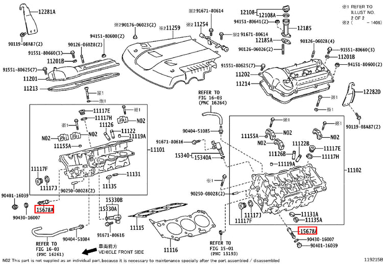 Genuine Hilux Surf GRN215 LandCruiser GRJ200 1GR VVTi Oil Control Valve Filter