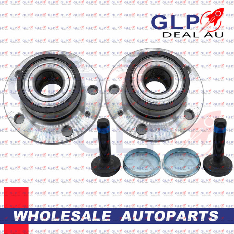 2pc Rear Wheel Bearing Hubs 32mm For VW Golf MK V Jetta Passat 3C2 A32 3G5 3G2