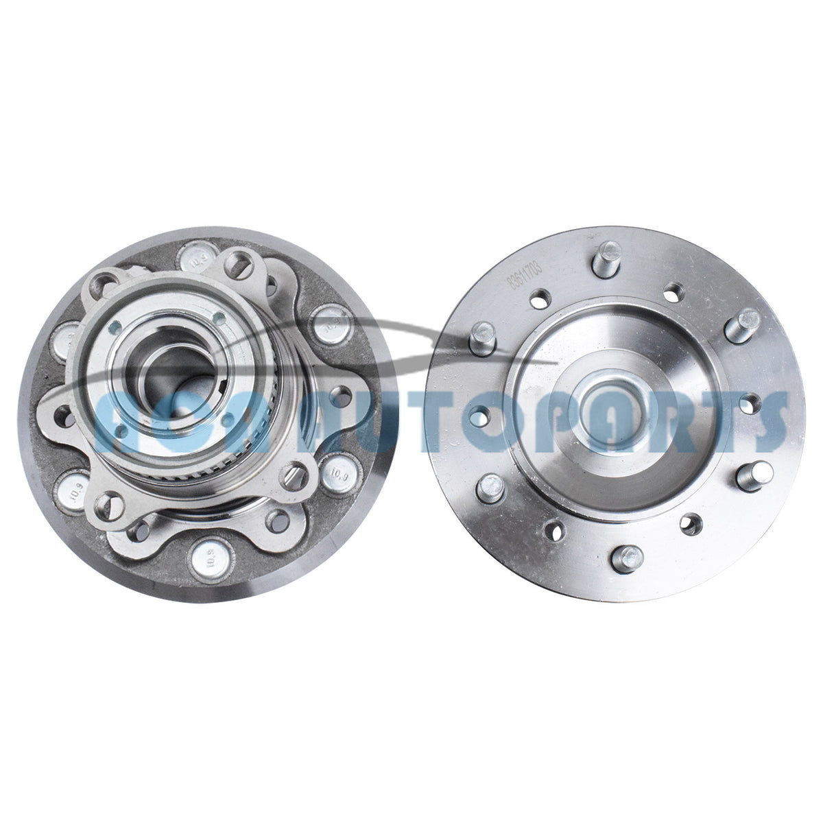 2PCS Front Wheel Bearing Hub for Toyota Hiace KDH200R 220R 223R TRH221R TRH201R