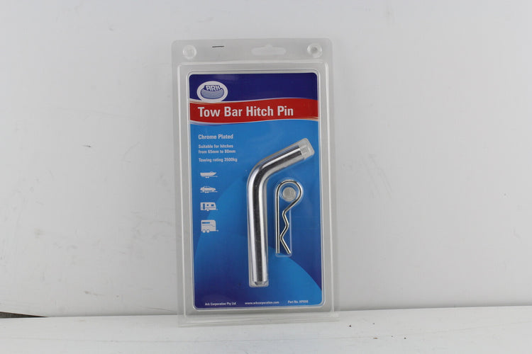 ARK HP80B TOW BAR HITCH PIN WITH "R" CLIP 80mm x 5/8" DIAMETER