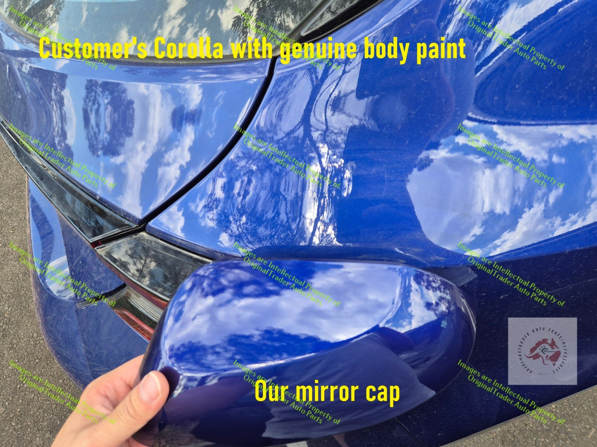 Left Side Mirror Cap Housing for Toyota Corolla E210 8W7 Lunar Blue Metallic 8W7