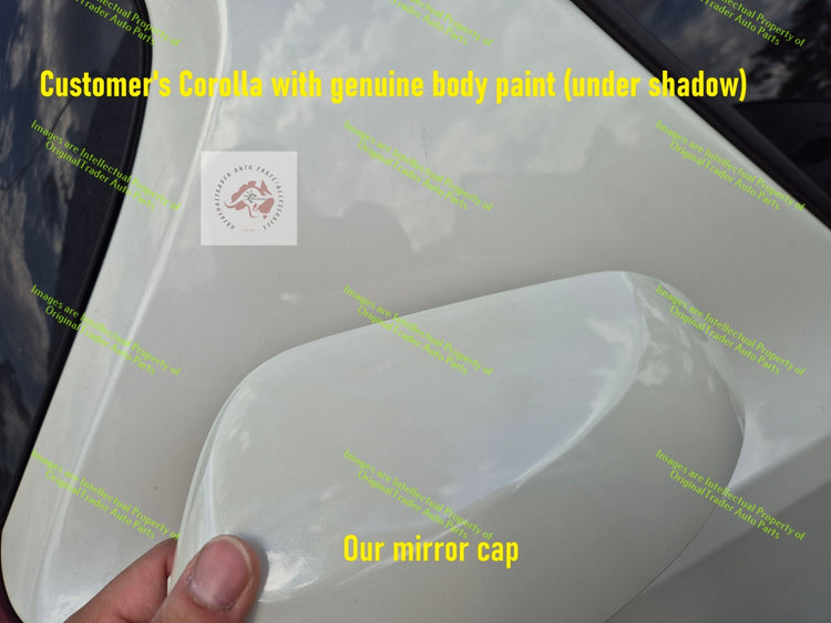 Right Door Mirror Cap Case for Toyota Corolla E210 Series Crystal Pearl 070