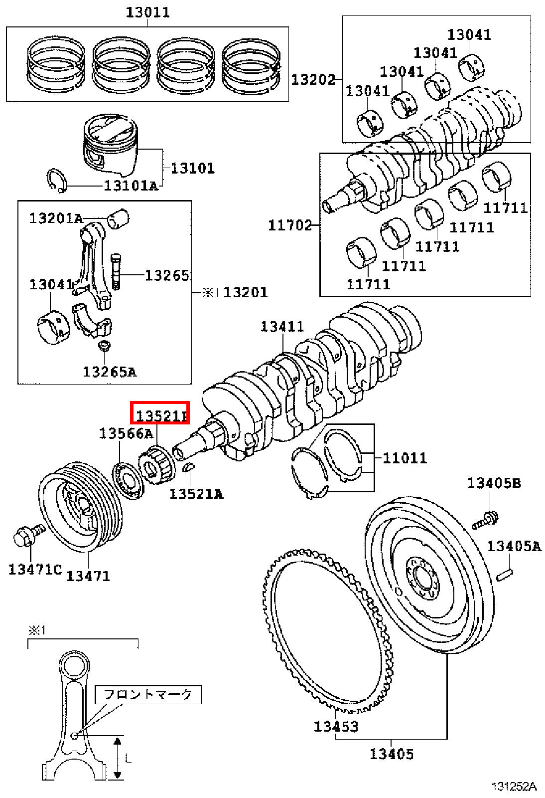 Genuine Celica AT160 4AG 4AGE Crankshaft Timing Gear Sprocket Pulley