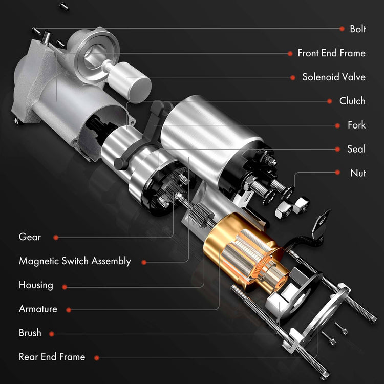 Starter Motor for Toyota Landcruiser Prado GRJ120 GRJ150 Hilux GGN15 FJ Cruiser