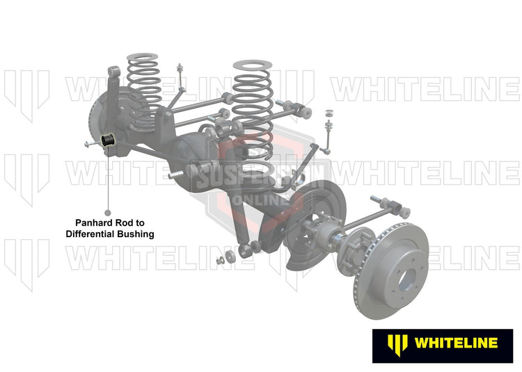 Whiteline W83386 - Panhard Rod - To Differential Bushing Kit (Mounting- panhard