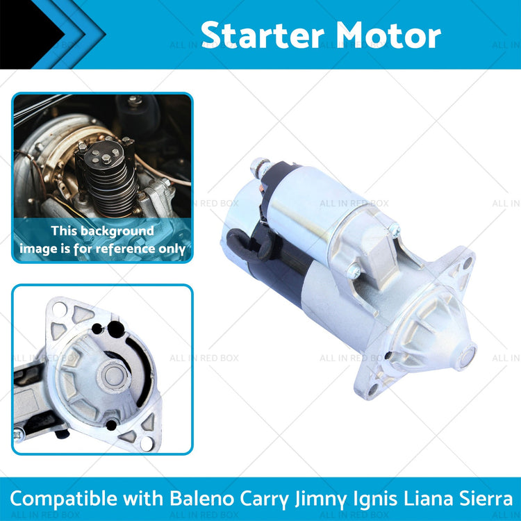 Starter Motor Suitable For Suzuki Vitara G13B 1.3L G16A G16B 1.6L Engines