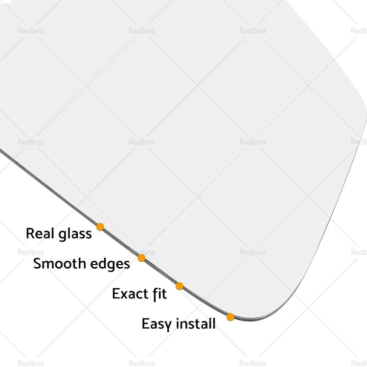 Left Passenger Side Mirror Glass Suitable for Toyota Yaris 2012–2017