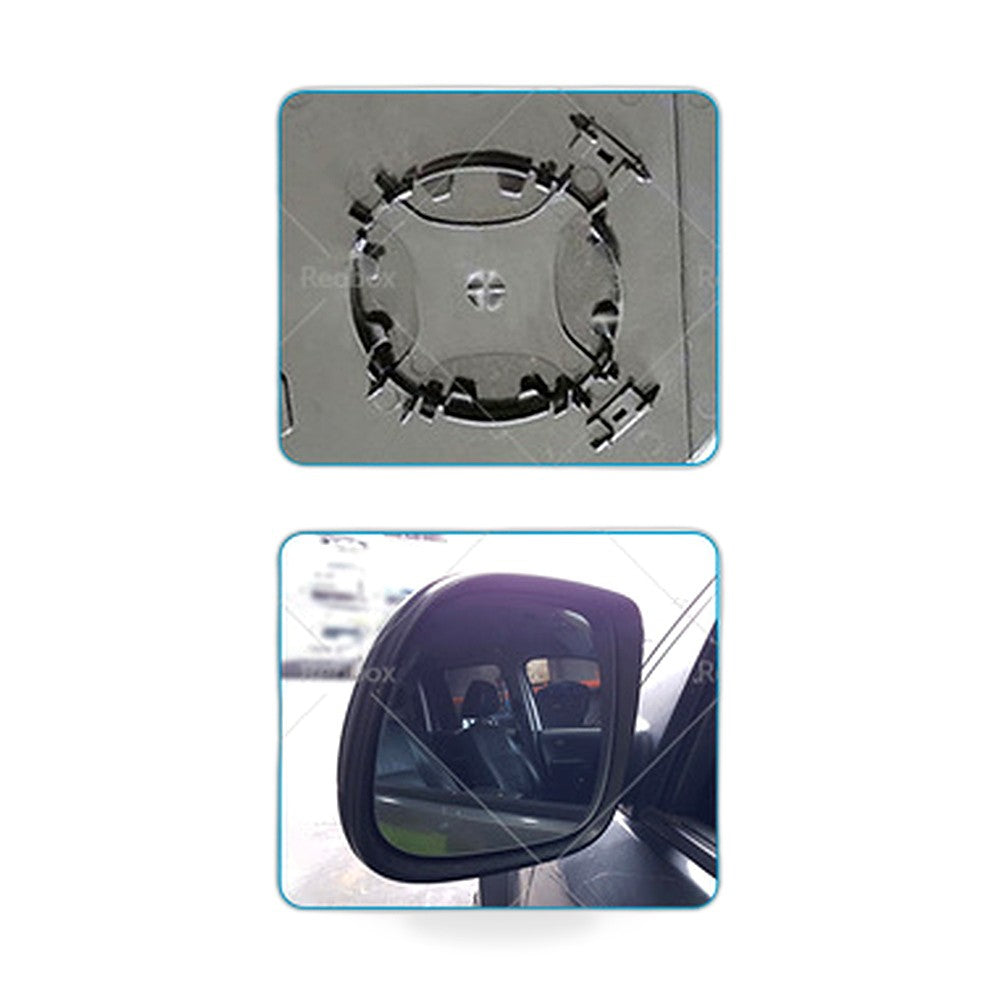 Left Side Mirror Glass Suitable for VW AMAROK 2010-2018 With Heated Convex base