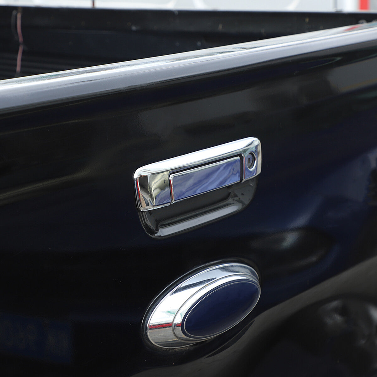 ABS Silver trunk Tailgate Handle Cover Trim For Ford Ranger 2015-2021 AU