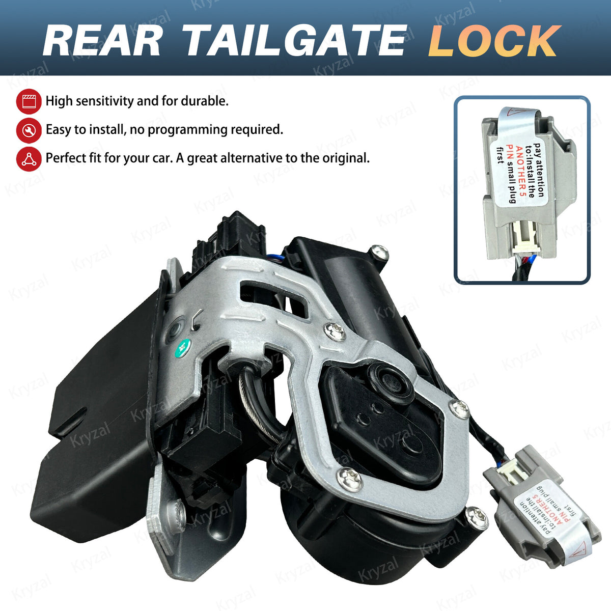 Tailgate Latch Door Lock For Ford Escape ZH ST-Line PHEV Vignale 2020 2021-2023