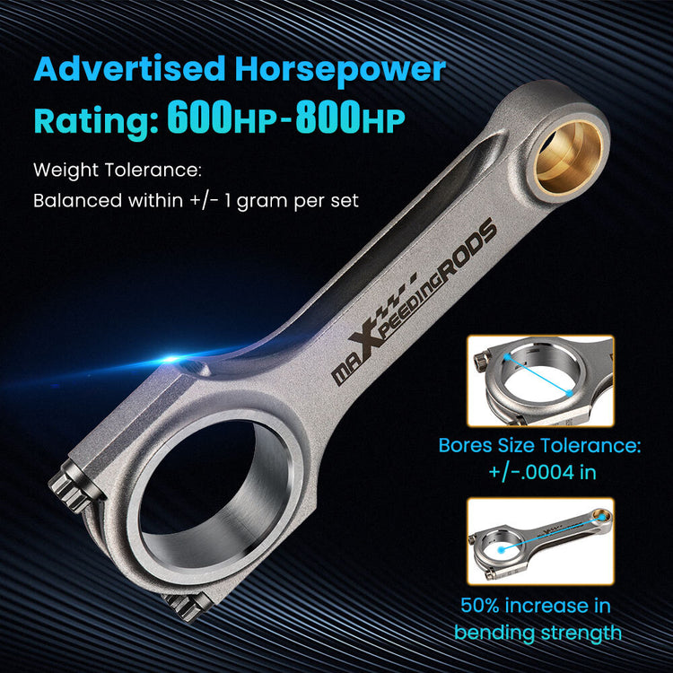 Forged Connecting Rod Rods for Nissan FJ20 Skyline DR30 Silvia 22mm pin ARP2000