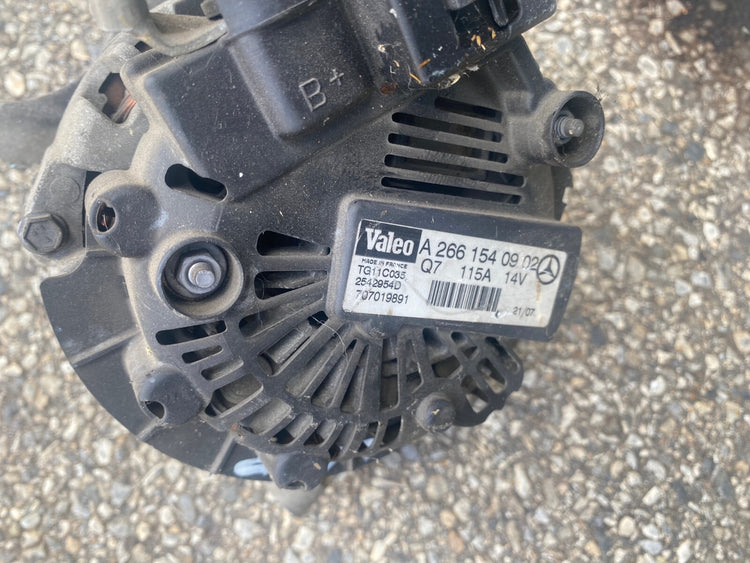 A2661540902 Mercedes W245 B Class alternator Bosch petrol turbo
