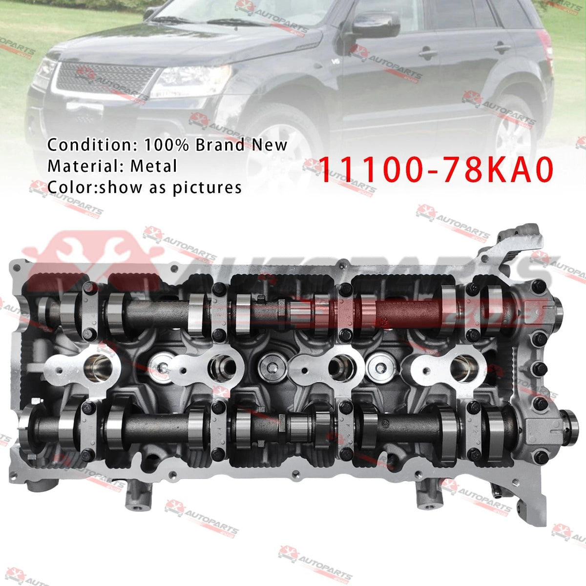 J24B Complete Cylinder Head Kit for Suzuki Grand Vitara & Kizashi J24B