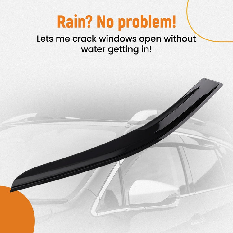 Weather Shields for Nissan Navara D40 Dual Cab 2005-2015 Window Visors 4Pcs