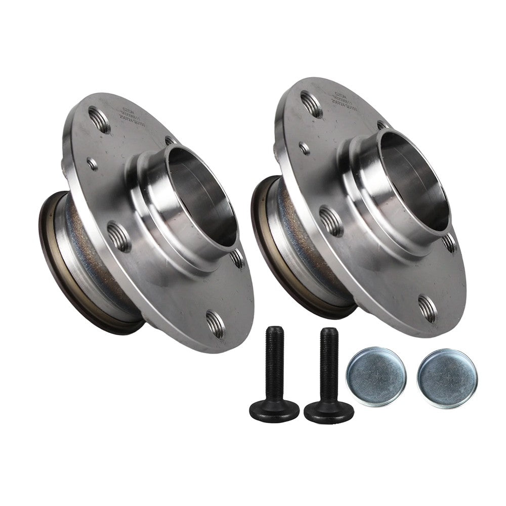 2x Rear Hub Wheel Bearing Assembly For Audi A3 VW Golf MK5 MK6 MK7 EOS 1F