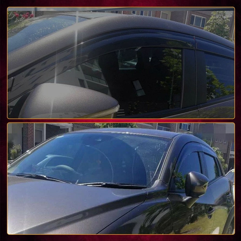4PCS Luxury Weather shields Weathershields for Mazda CX3 CX-3 DK 2015-2024 POST
