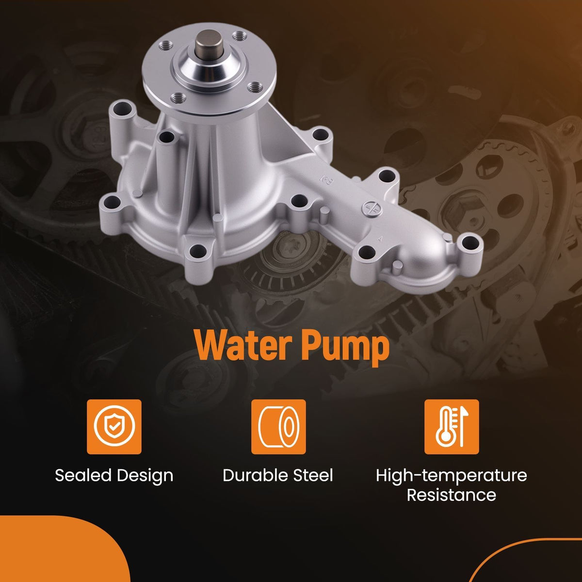 Timing Belt Water Pump Kit for Toyota Landcruiser PZJ70R PZJ73R 3.5L 1990-1994