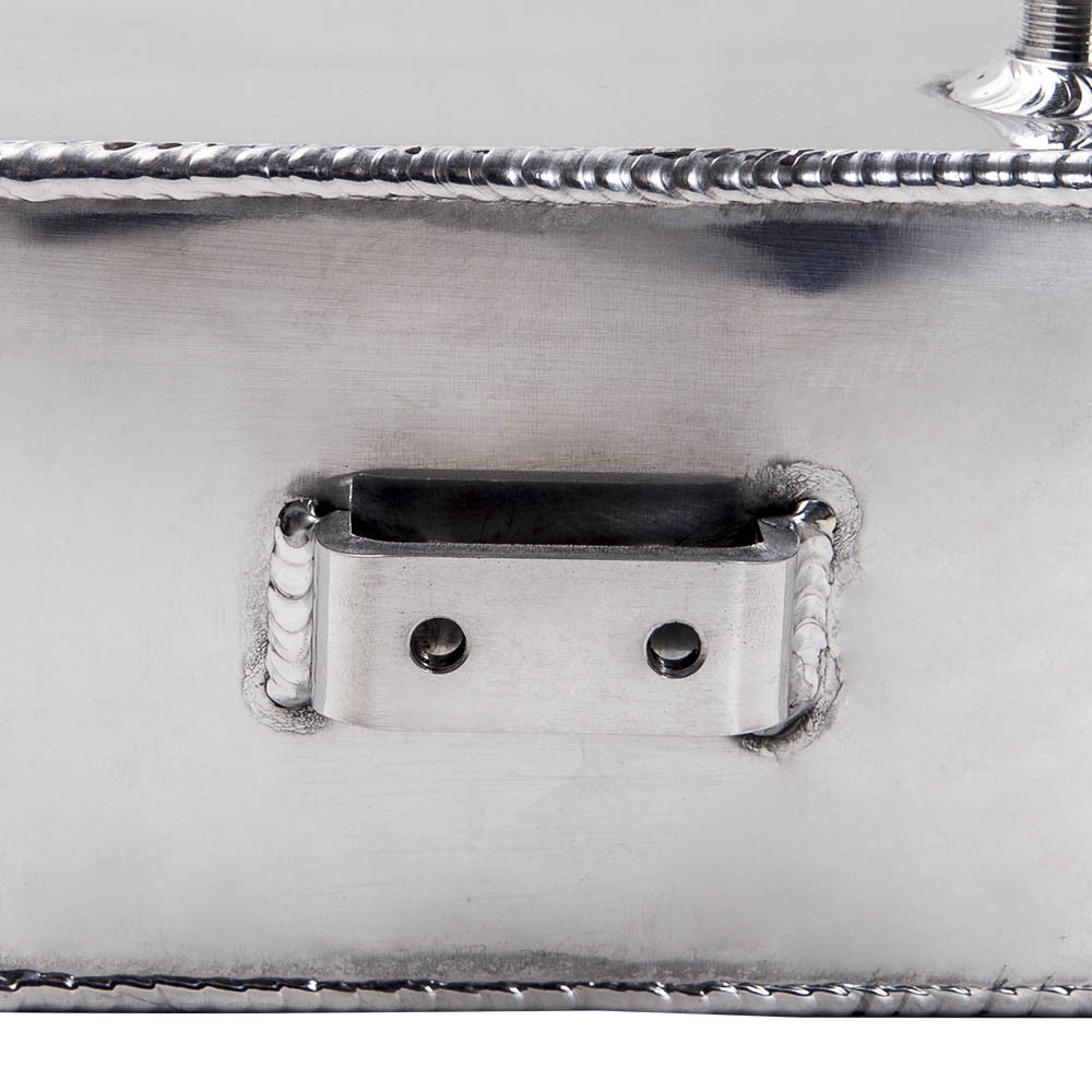 Universal Aluminum 2.5LCoolant Radiator Overflow Recovery Water Tank Silver