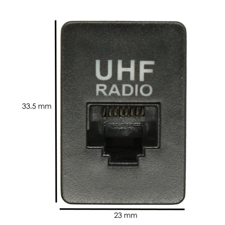 CB UHF BLANK SOCKET RJ45B Pass Through RADIO SWITCH PANEL DASH for For Suzuki...