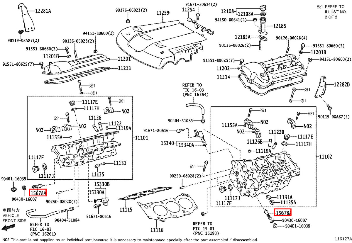 Genuine Hilux Surf GRN215 LandCruiser GRJ200 1GR VVTi Oil Control Valve Filter