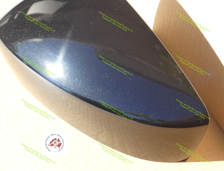 Left Side Door Mirror Cap Cover Case for Mazda 3 BN Series Jet Black Mica 41W