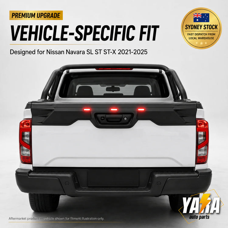 Tub Protector Guard Side Rail Tailgate Cover For Nissan Navara D23 2021-2025