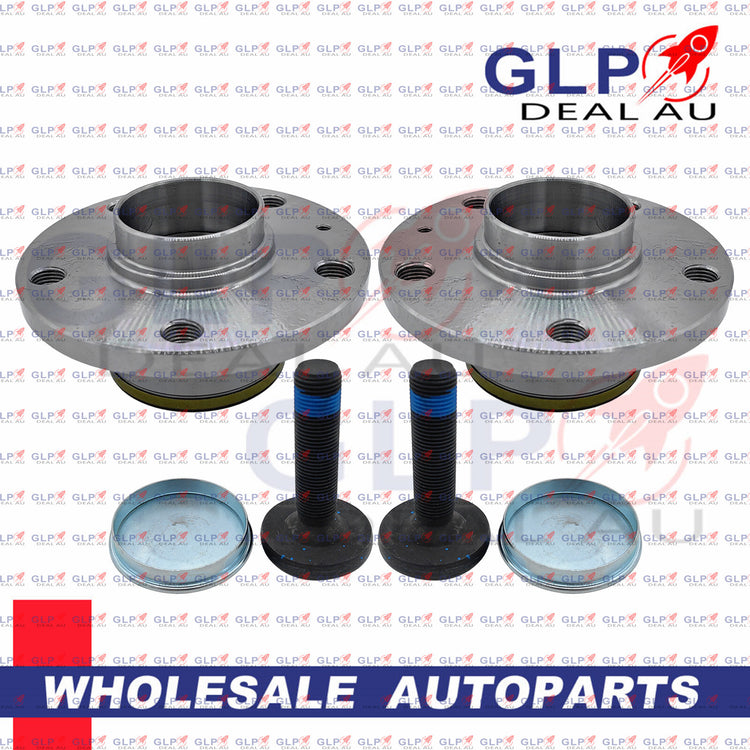 2x Rear Wheel Bearing Hubs 32mm For VW Golf MK V Jetta Passat 3C2 A32 3G5 3G2