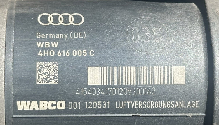 OEM Audi A8 S8 D4 Air Suspension Compressor Pump WABCO 4H0616005C Genuine