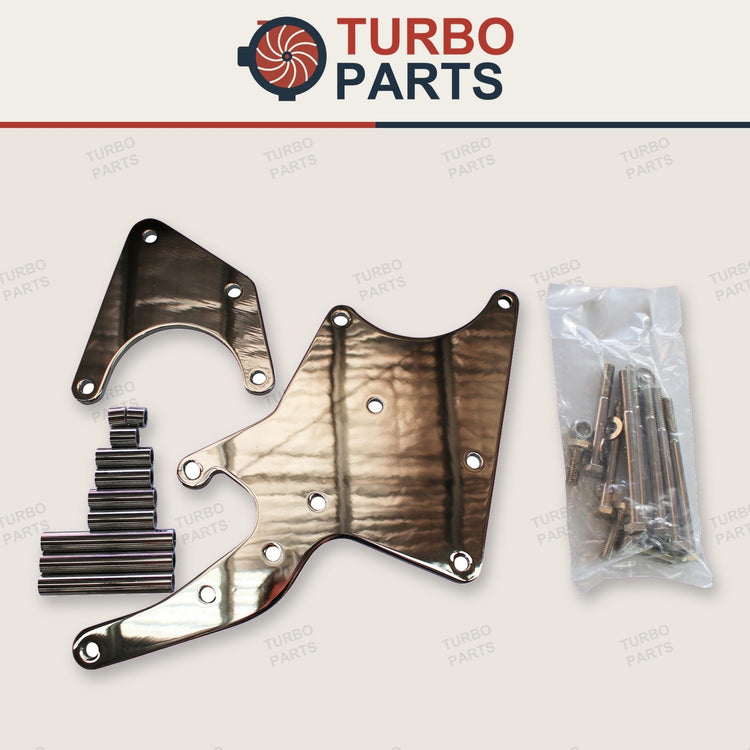 TFI Racing LS Chevrolet Alternator+A-Can Power Steering Relocation Bracket Kit