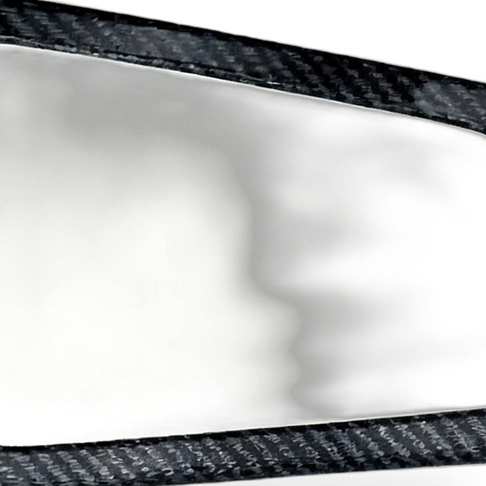 Shift Lever Trim Suitable for Ford Focus 2012-2018 MT Silver Gray Carbon Fiber