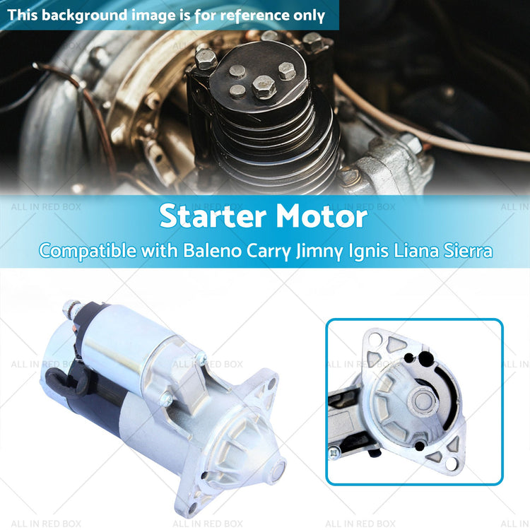 Starter Motor Suitable For Suzuki Vitara G13B 1.3L G16A G16B 1.6L Engines