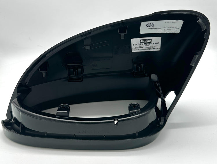 Genuine Bentley New Flying Spur Exterior Mirror Cap Black (Right) 3SA857538041