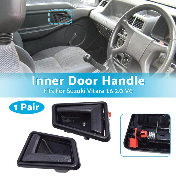2 PCS Inner Door Handle Left Right Suitable For Suzuki Vitara 1.6 2.0 V6 88-99