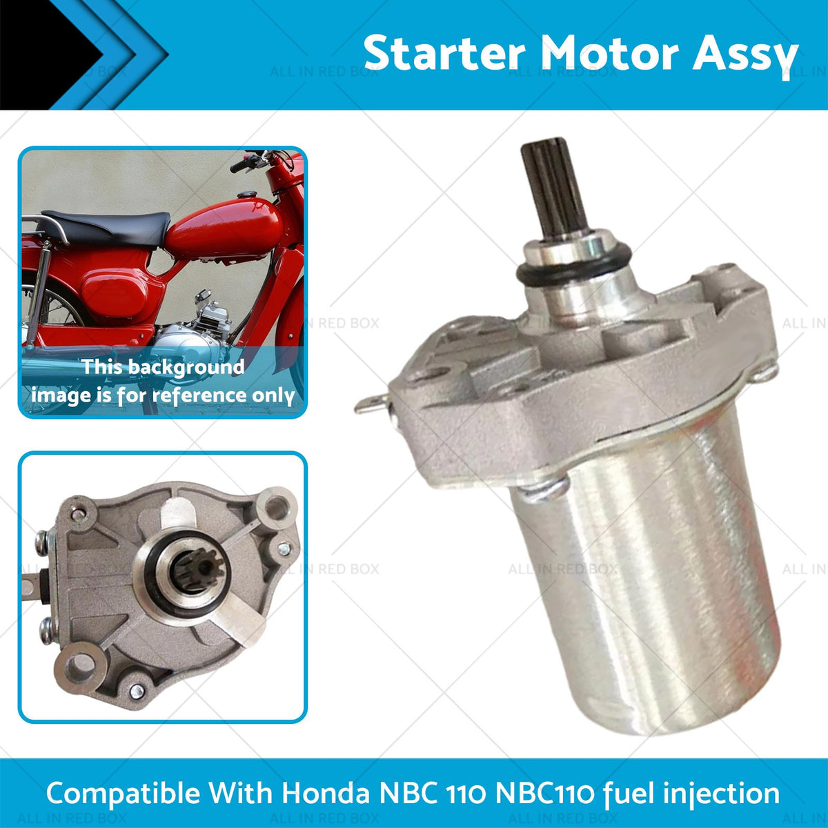 Electric Start Motor Suitable For Honda NBC110 110cc Engine Assembly