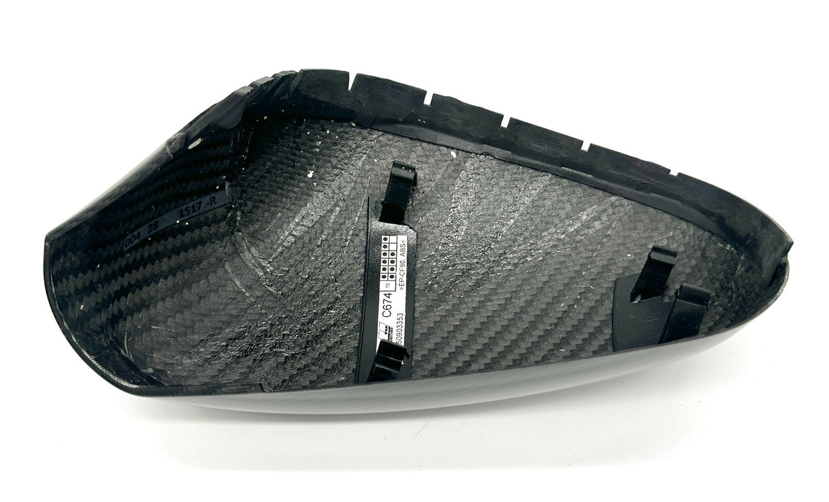 Genuine Alfa Romeo Giulietta (2010-2020) Carbon Fibre Mirror Cap Set 50555986