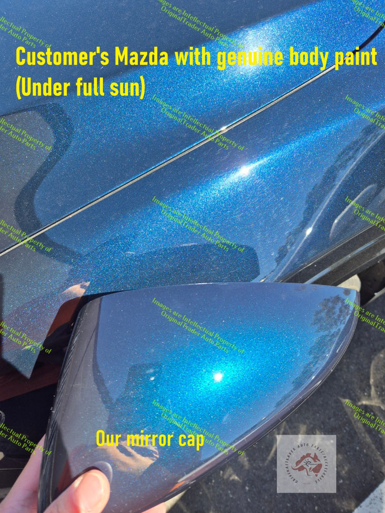 Left Door Mirror Cap Housing for Mazda CX-3 CX3 DK Deep Crystal Blue Mica 42M