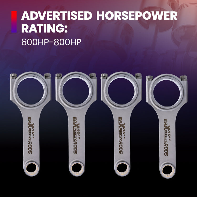 H Beam Connecting Rods Rod for Renault 12 Gordini 1.6L ARP 2000 Bolts 136.5mm