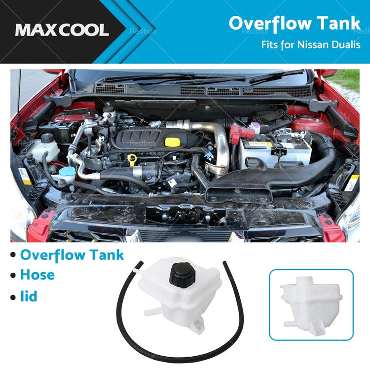 Coolant Expansion Overflow Bottle Tank for Nissan Dualis J10 07-16 21721-JD00B