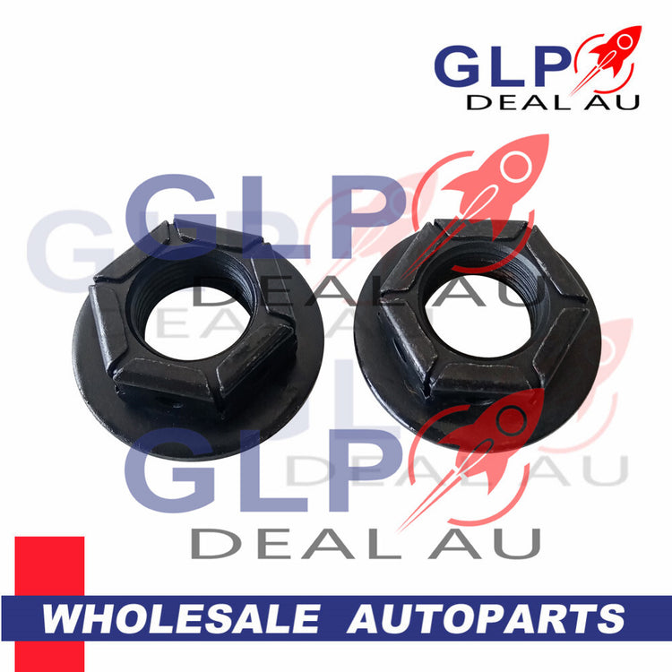 2 for Ford Falcon AU/BA/BF Territory 2WD ABS Front Wheel Bearing Hub Hubs Nuts