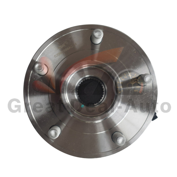 2x Front Left & Right Wheel Hub Bearing Assembly for Jeep Wrangler JK 2007-2012