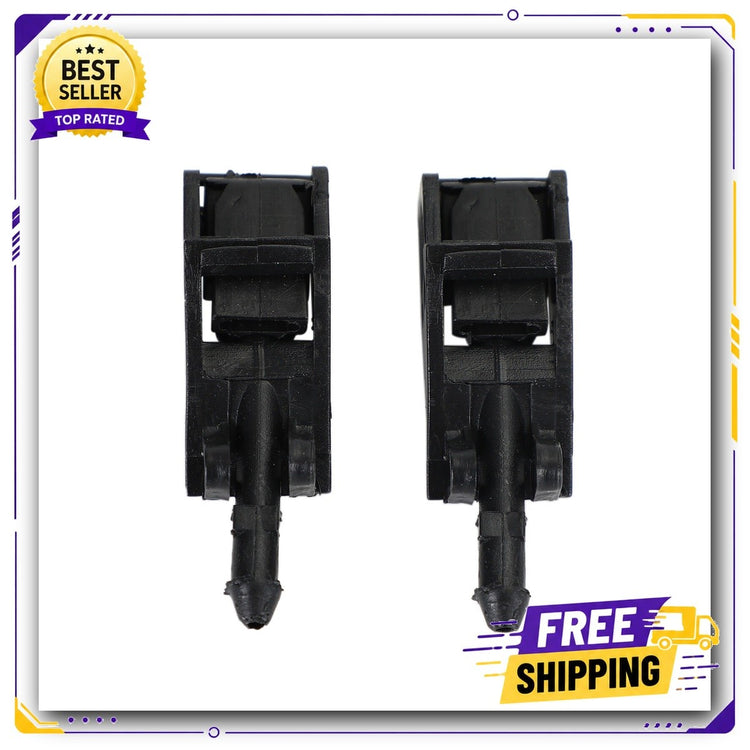 2X Front Windscreen Washer Jet Nozzles for VW Beetle Golf Jetta 6E0955985A