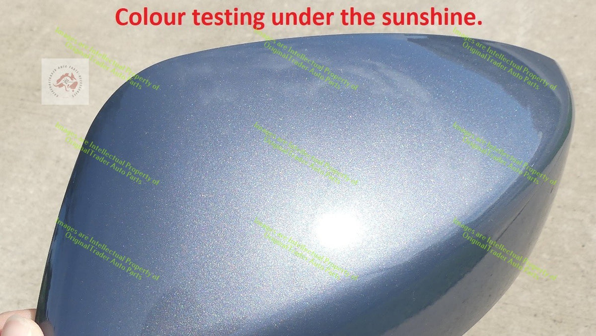 Left Door Mirror Cap Case Cover for Mazda 2 DJ DL Polymetal Grey Metallic 47C