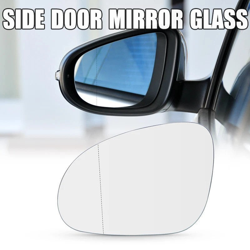 PASSENGER SIDE LEFT MIRROR GLASS For VW GOLF MK5 2004-2008 WITH HEATED BACK BASE