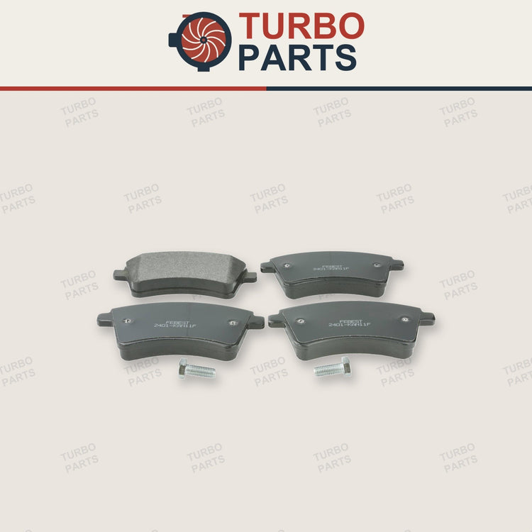 Renault Front Pad Kit, Disc Brake - (Including Bolts, With Anti Squeal Shim)